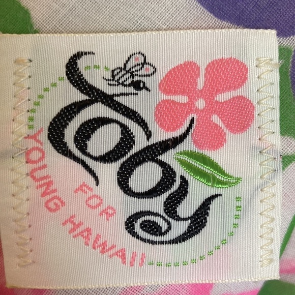 TOBY For Young Hawaii Vintage Floral Eyelet Sleeveless Maxi Dress S Luau Retro - Picture 6 of 16